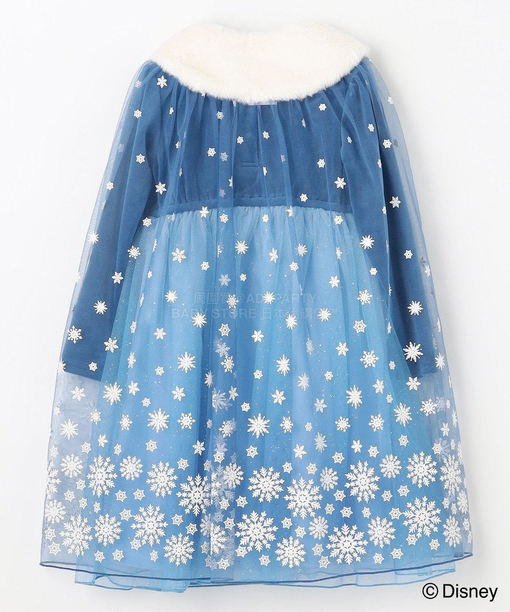 日本童裝 aF#a325 x Disney Frozen Elsa公主連身裙 90-140cm 女童款 冬季 DRESSES