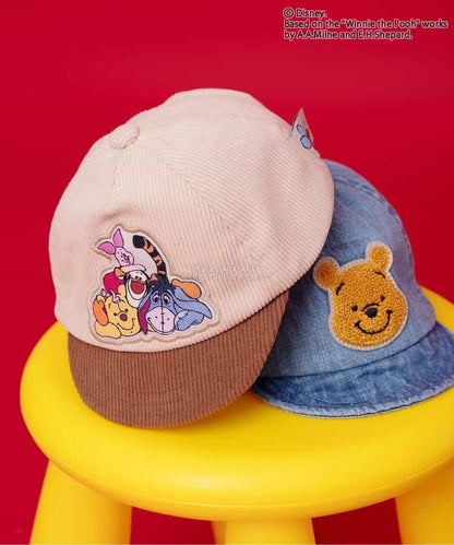 日本直送 BR#22EE x Disney 小熊維尼 Cap帽 46-48cm 初生嬰兒 帽系列