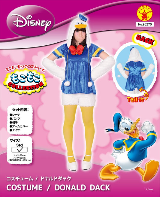 日本直送  Disney Donald Duck Free Size 大人款 萬聖節 Cosplay服裝 Halloween攪鬼特輯 AAA