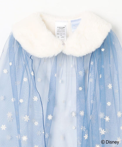 日本童裝 aF#a325 x Disney Frozen Elsa公主連身裙 90-140cm 女童款 冬季 DRESSES