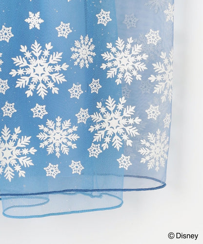 日本童裝 aF#a325 x Disney Frozen Elsa公主連身裙 90-140cm 女童款 冬季 DRESSES