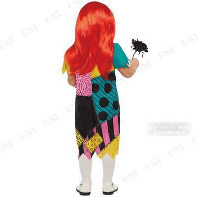 日本直送 Disney Sally 100-140cm 女童款 萬聖節 Cosplay服裝 Halloween攪鬼特輯 AAA