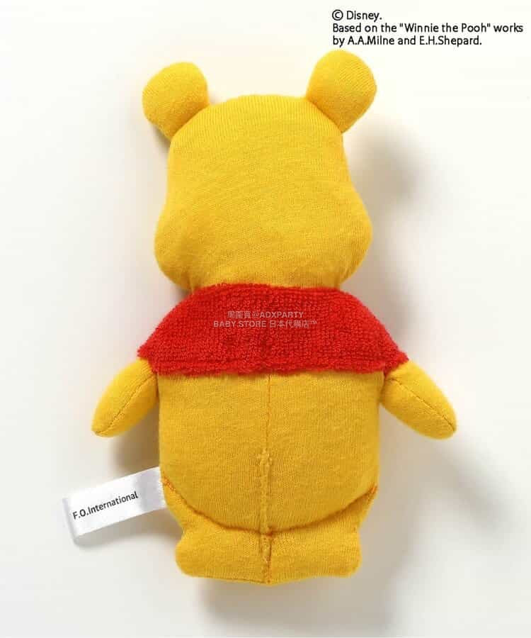 日本直送 BR#22EE x Disney 小熊維尼 口水巾連公仔 日常用品