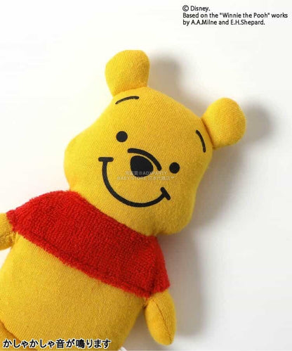 日本直送 BR#22EE x Disney 小熊維尼 口水巾連公仔 日常用品