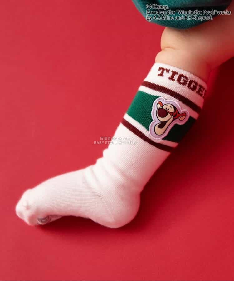 日本直送 BR#22EE x Disney 小熊維尼 襪一對 7-12cm 襪系列