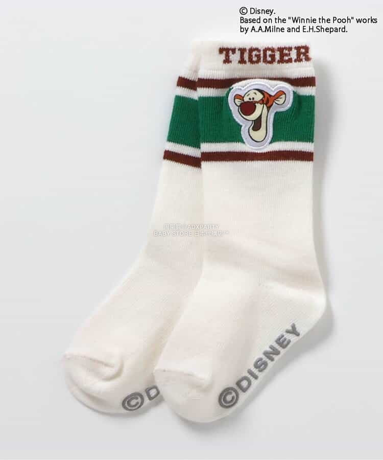 日本直送 BR#22EE x Disney 小熊維尼 襪一對 7-12cm 襪系列