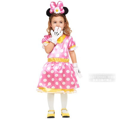 日本直送 Disney 米妮 80-140cm 女童款 萬聖節 Cosplay服裝 Halloween攪鬼特輯 AAA