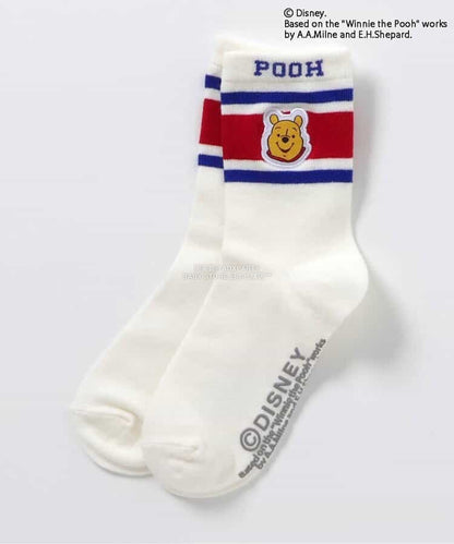 日本直送 BR#22EE x Disney 小熊維尼 襪一對 13-21cm 襪系列