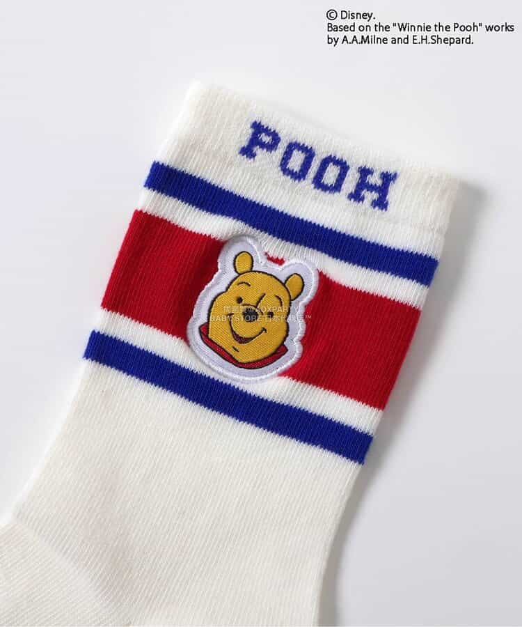 日本直送 BR#22EE x Disney 小熊維尼 襪一對 13-21cm 襪系列