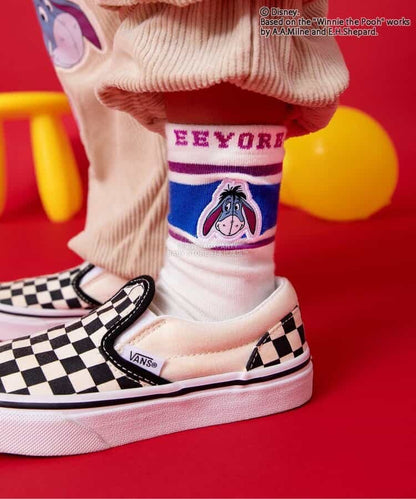 日本直送 BR#22EE x Disney 小熊維尼 襪一對 13-21cm 襪系列