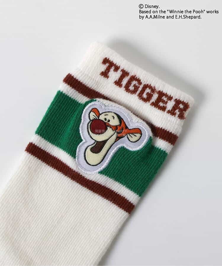 日本直送 BR#22EE x Disney 小熊維尼 襪一對 13-21cm 襪系列
