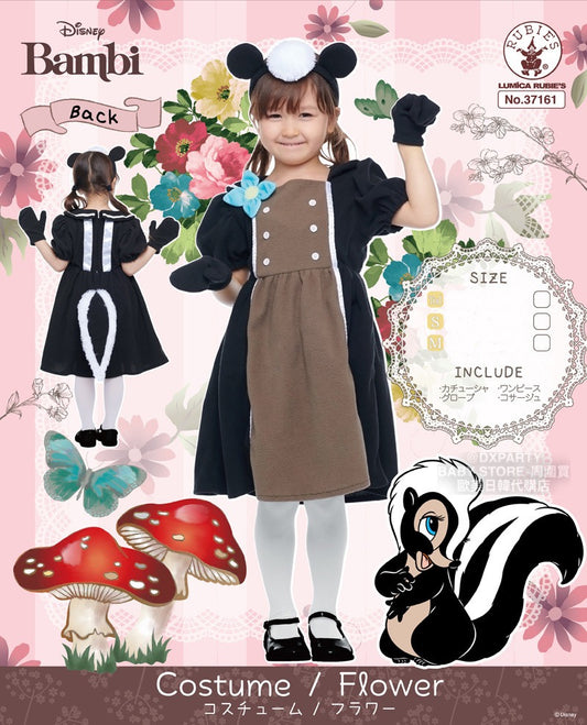 日本直送 Disney Bambi Flower 80-140cm 女童款 萬聖節 Cosplay服裝 Halloween攪鬼特輯