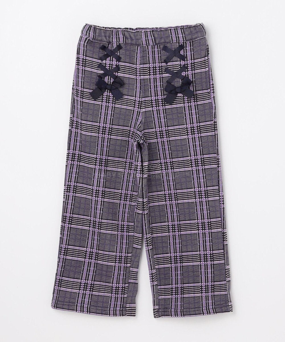 日本童裝 aF#a325 抓毛闊腳褲 110-160cm 女童款 冬季 PANTS