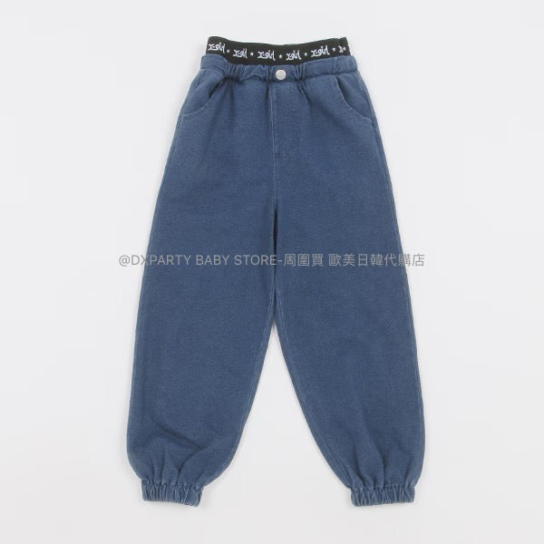 日本童裝 X-girl 牛仔休閒長褲 100-140cm 女童款 夏季 PANTS