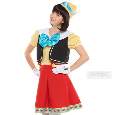 日本直送  Disney Pinocchio Free Size 大人款 萬聖節 Cosplay服裝 Halloween攪鬼特輯 AAA