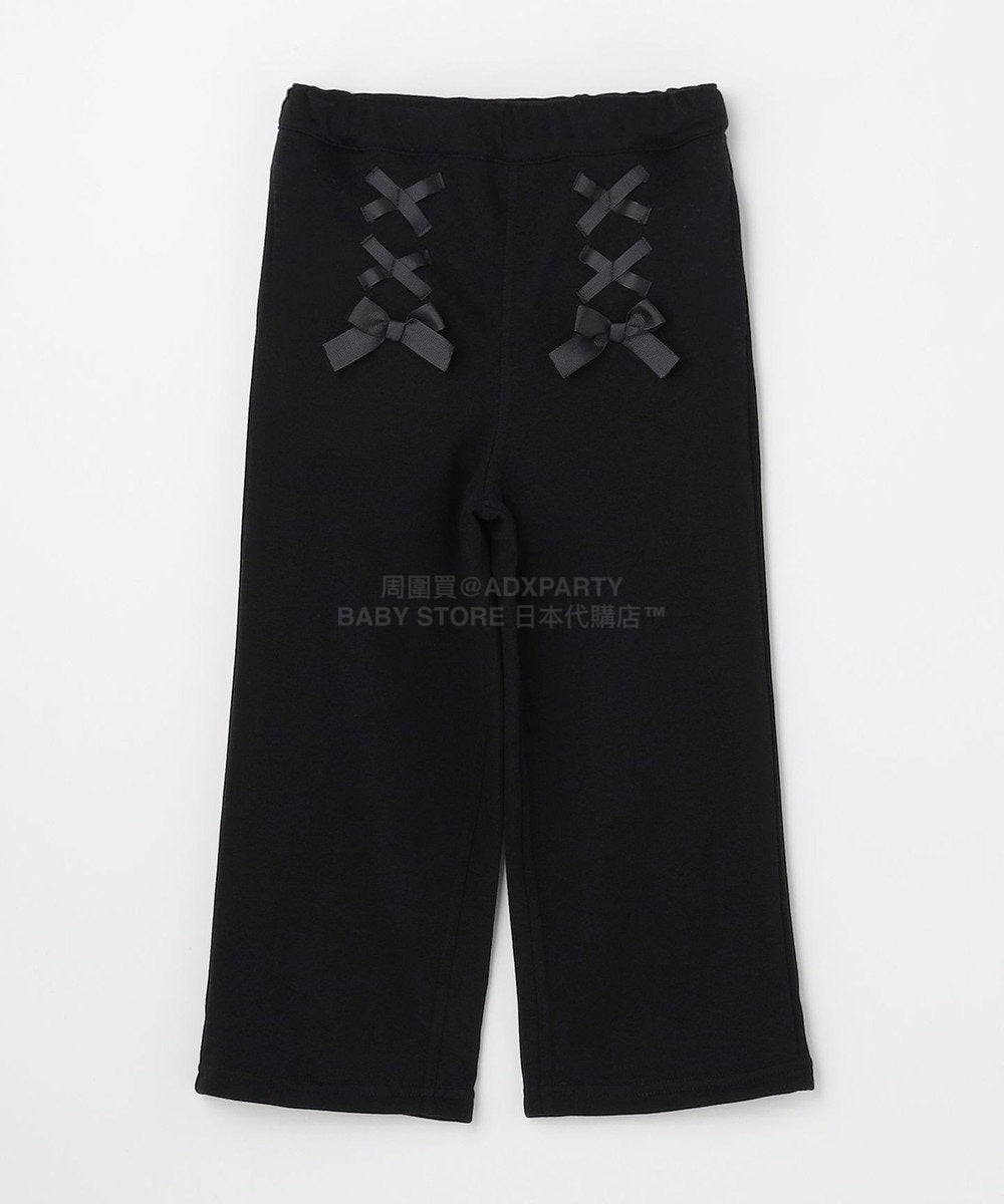 日本童裝 aF#a325 抓毛闊腳褲 110-160cm 女童款 冬季 PANTS