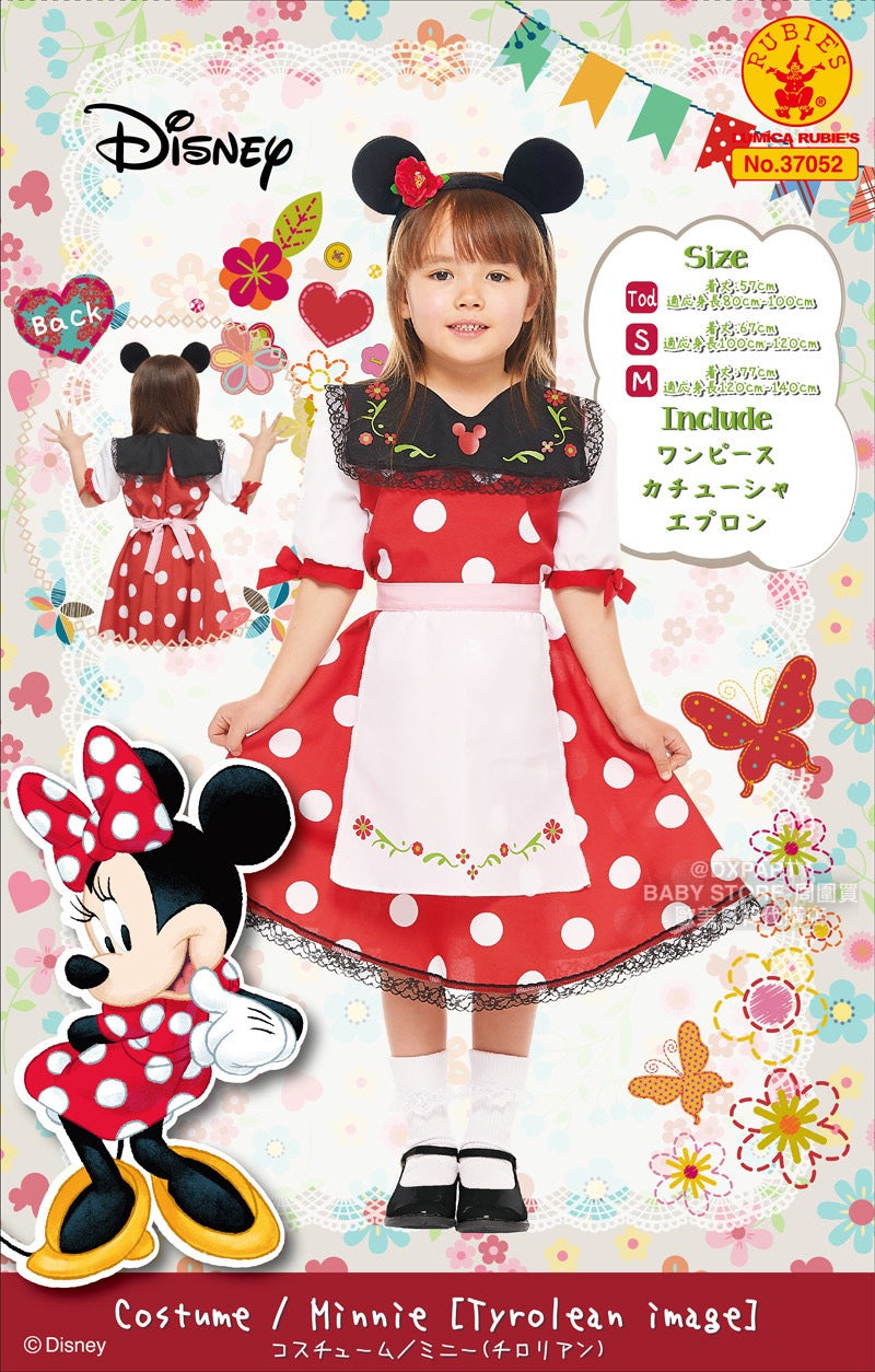 日本直送 Disney 米妮 80-140cm 女童款 萬聖節 Cosplay服裝 Halloween攪鬼特輯