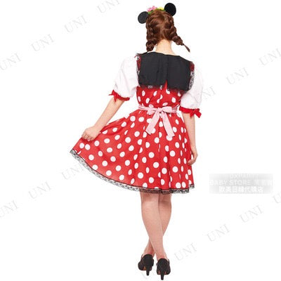 日本直送  Disney 米妮 Free Size 大人款 萬聖節 Cosplay服裝 Halloween攪鬼特輯