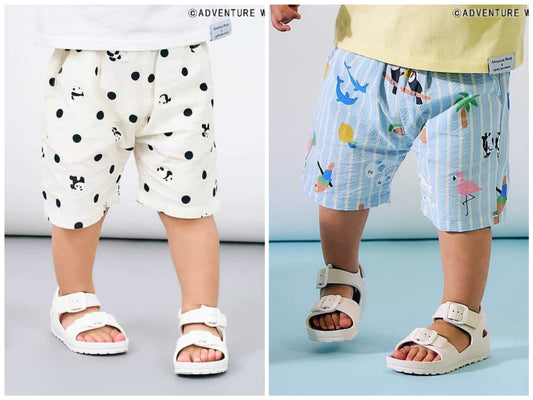 Japanese children's clothing apres les cours x Adventure World casual shorts 80-130cm boys' summer PANTS 
