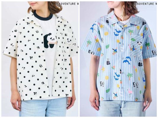 Japanese children's clothing apres les cours x Adventure World parent-child shirt ML adult summer TOPS 