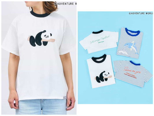 Japanese children's clothing apres les cours x Adventure World parent-child cute animal tops ML adult summer TOPS 