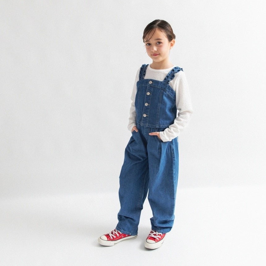 日本童裝 Branshes【Ou? by EDWIN】牛仔長褲 90-150cm 女童款 春季 PANTS
