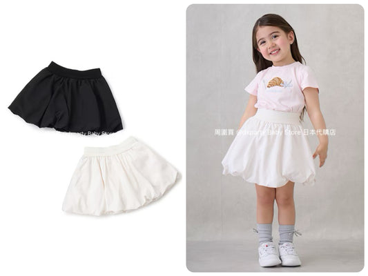Japanese children's clothing pe#main bubble skirt 80-130cm girls summer SKIRTS 