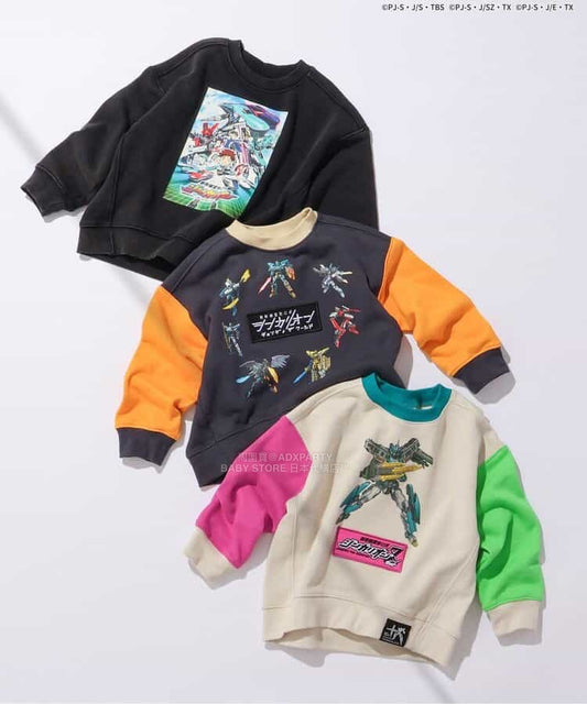 日本童裝 BREEZE x シンカリオン 衛衣 90-140cm 男童款 冬季 TOPS