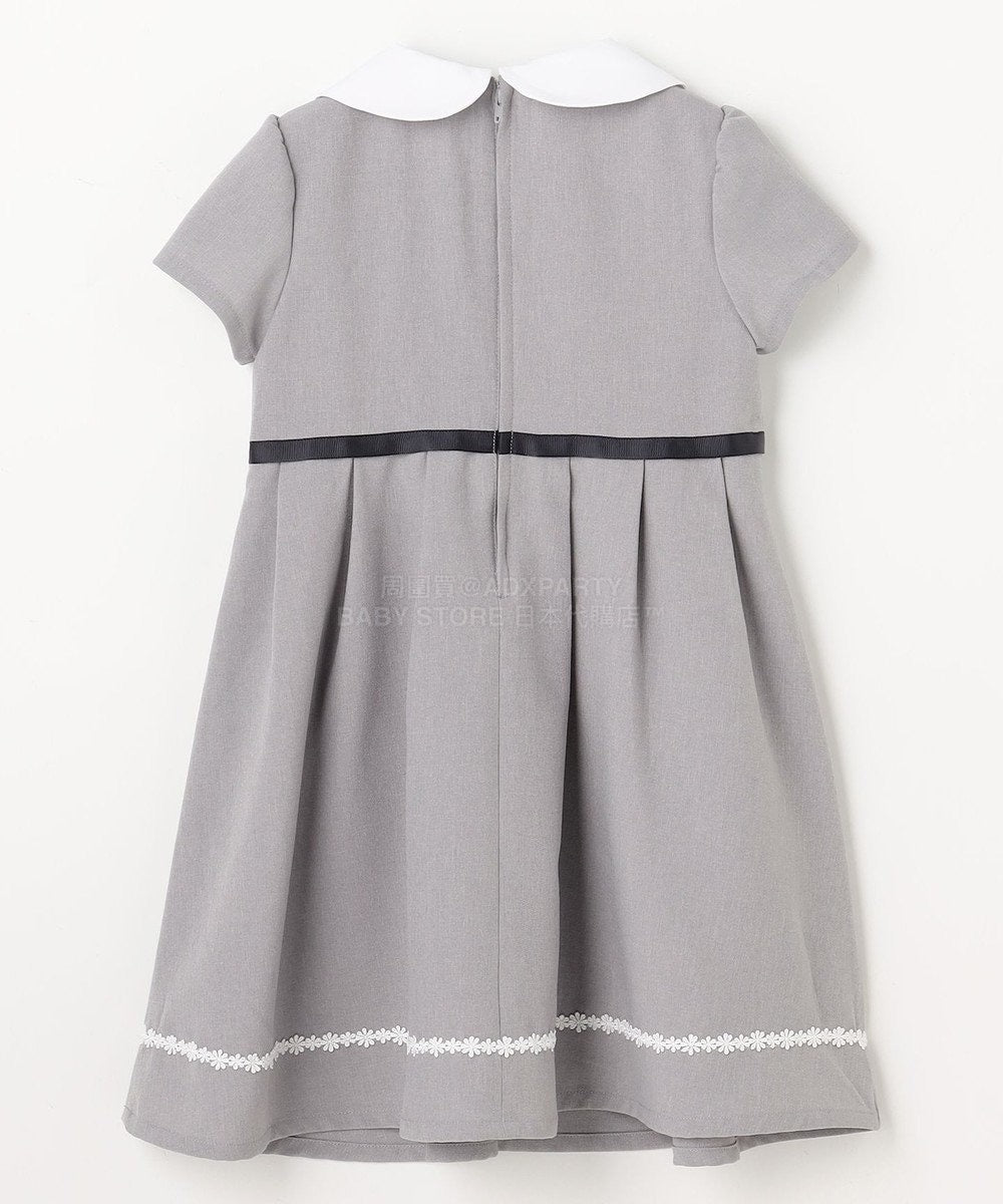 日本童裝 aF#a325 無領短外套+有領學院風連身裙 110-130cm 女童款 冬季 OUTERWEAR  DRESSES 面試/宴會/表演