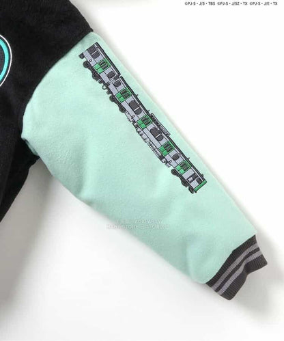 日本童裝 BREEZE x シンカリオン 刺繡連帽夾棉外套 90-140cm 男童款 冬季 (適合初秋、香港平均溫度、寒冷天氣雪）OUTERWEAR