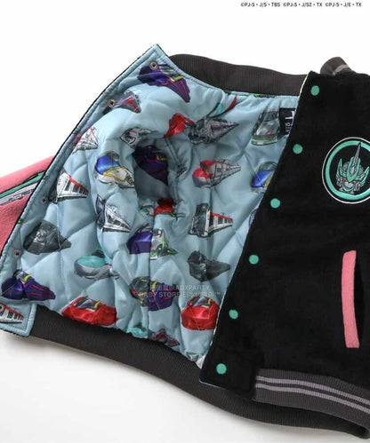 日本童裝 BREEZE x シンカリオン 刺繡連帽夾棉外套 90-140cm 男童款 冬季 (適合初秋、香港平均溫度、寒冷天氣雪）OUTERWEAR