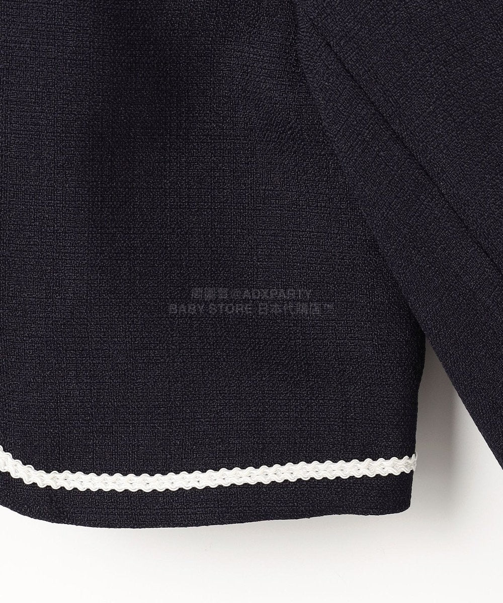 日本童裝 aF#a325 無領短外套+有領學院風連身裙 110-130cm 女童款 冬季 OUTERWEAR  DRESSES 面試/宴會/表演