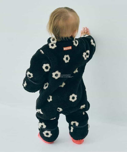 日本童裝 p.premier 毛毛絨毛連衣 70-80cm 男童款/女童款 初生嬰兒 秋季 Jumpsuit