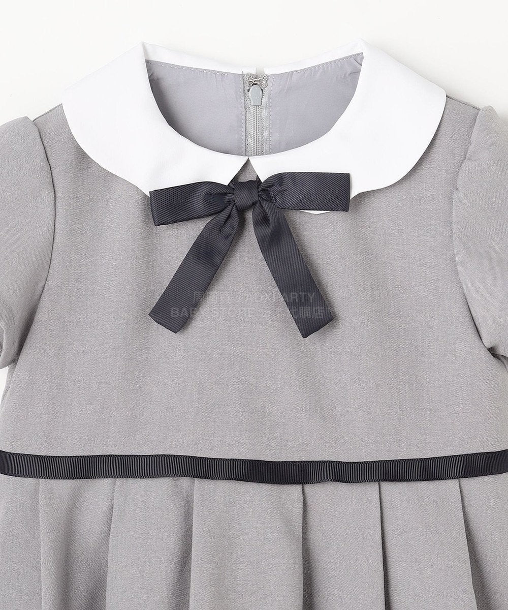 日本童裝 aF#a325 無領短外套+有領學院風連身裙 110-130cm 女童款 冬季 OUTERWEAR  DRESSES 面試/宴會/表演