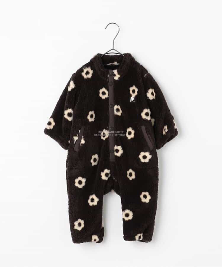 日本童裝 p.premier 毛毛絨毛連衣 70-80cm 男童款/女童款 初生嬰兒 秋季 Jumpsuit