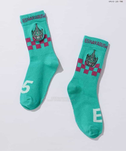 日本直送 BR#22EE x シンカリオン 襪一對 13-21cm 襪系列