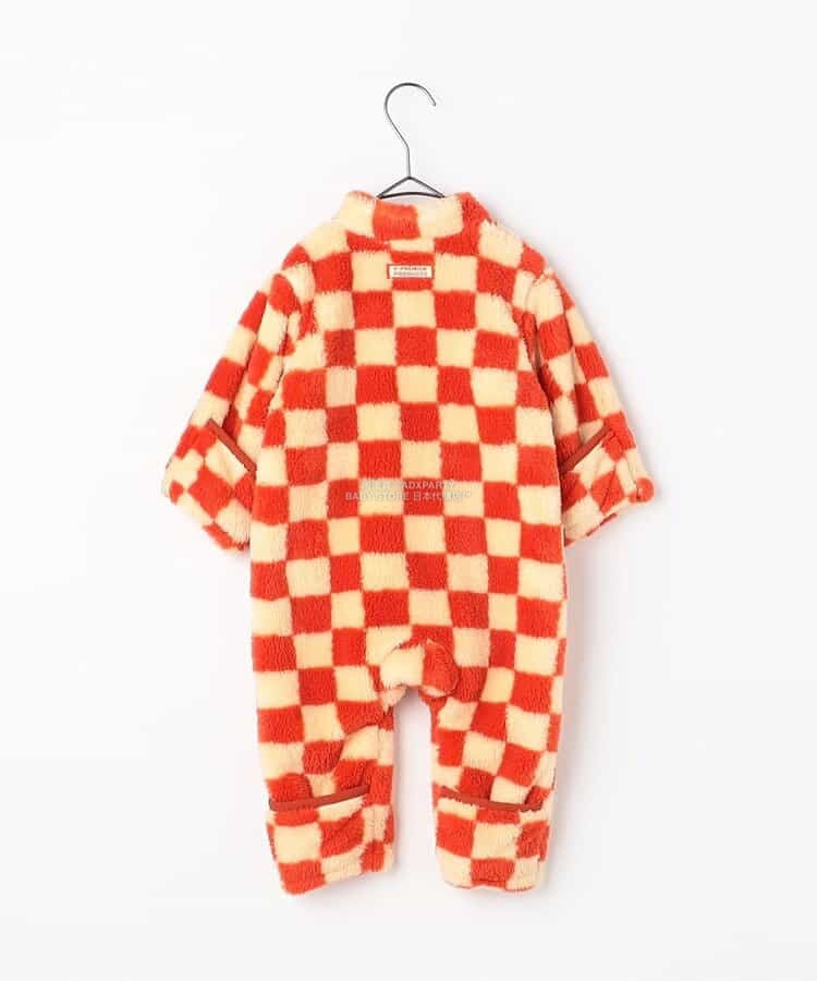 日本童裝 p.premier 毛毛絨毛連衣 70-80cm 男童款/女童款 初生嬰兒 秋季 Jumpsuit