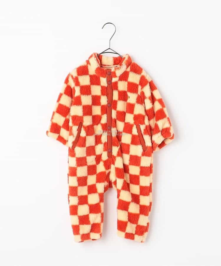 日本童裝 p.premier 毛毛絨毛連衣 70-80cm 男童款/女童款 初生嬰兒 秋季 Jumpsuit