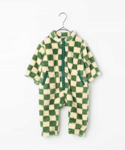 日本童裝 p.premier 毛毛絨毛連衣 70-80cm 男童款/女童款 初生嬰兒 秋季 Jumpsuit