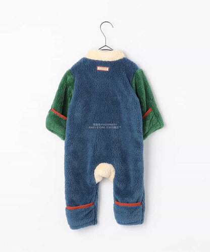 日本童裝 p.premier 毛毛絨毛連衣 70-80cm 男童款/女童款 初生嬰兒 秋季 Jumpsuit