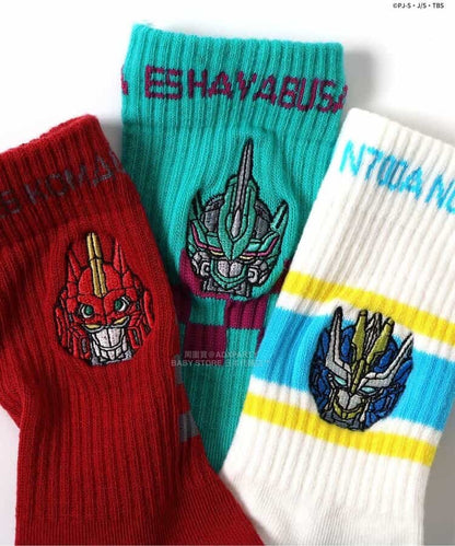 日本直送 BR#22EE x シンカリオン 襪一對 13-21cm 襪系列