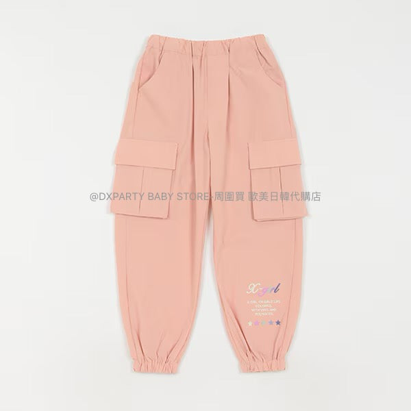 日本童裝 X-girl 防污工裝長褲 90-140cm 女童款 夏季 PANTS