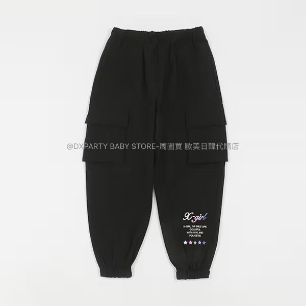 日本童裝 X-girl 防污工裝長褲 90-140cm 女童款 夏季 PANTS