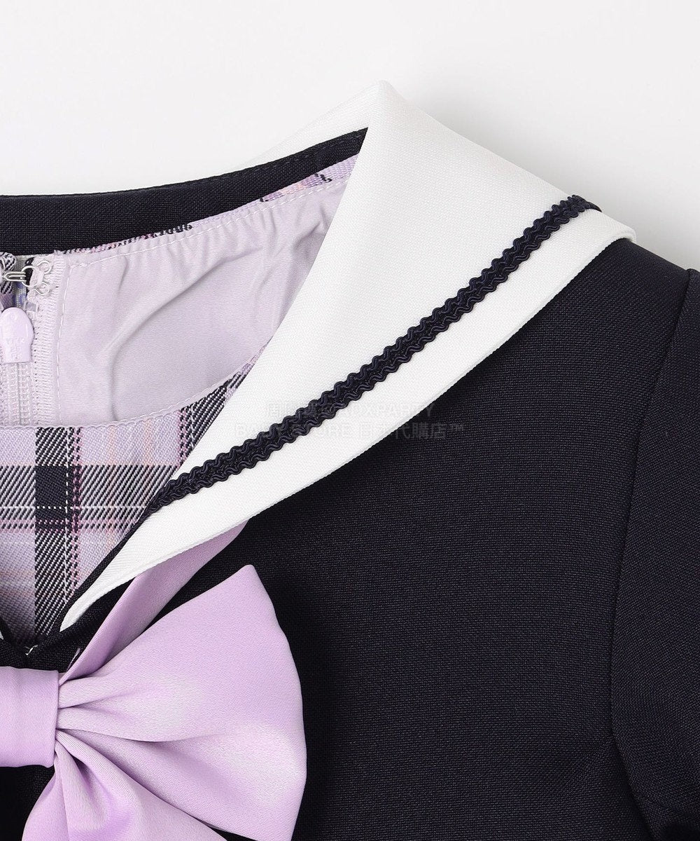 日本童裝 aF#a325 學院風外套+格子連身裙 110-130cm 女童款 冬季 OUTERWEAR  DRESSES 面試/宴會/表演