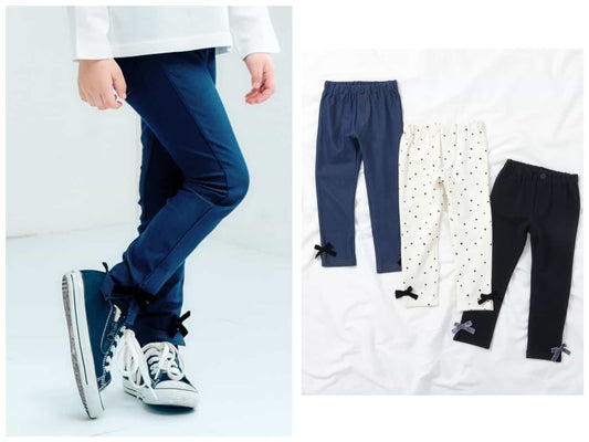 日本童裝 apres les cours 百搭休閒長褲 80-130cm 女童款 秋季 PANTS