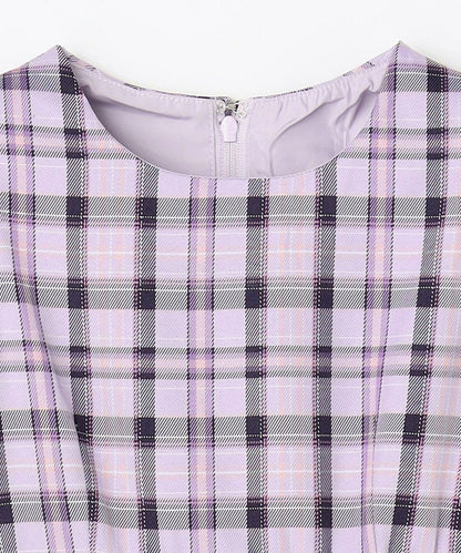 日本童裝 aF#a325 學院風外套+格子連身裙 110-130cm 女童款 冬季 OUTERWEAR  DRESSES 面試/宴會/表演