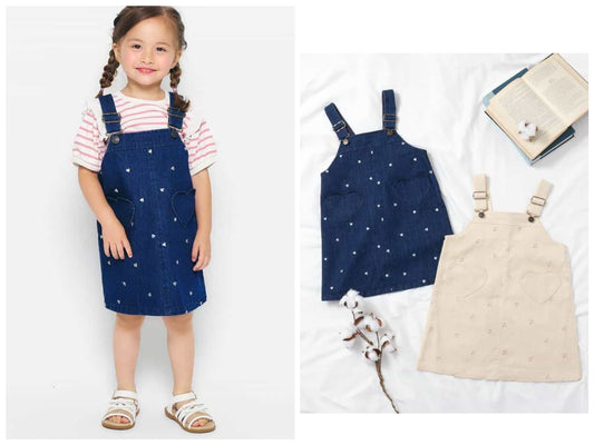 Japanese children's clothing apres les cours casual heart-shaped pocket shirt 80-130cm boys/girls summer TOPS 