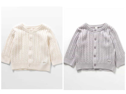 日本童裝 apres les cours 針織外套 70-80cm 女童款 秋季 初生嬰兒 OUTERWEAR