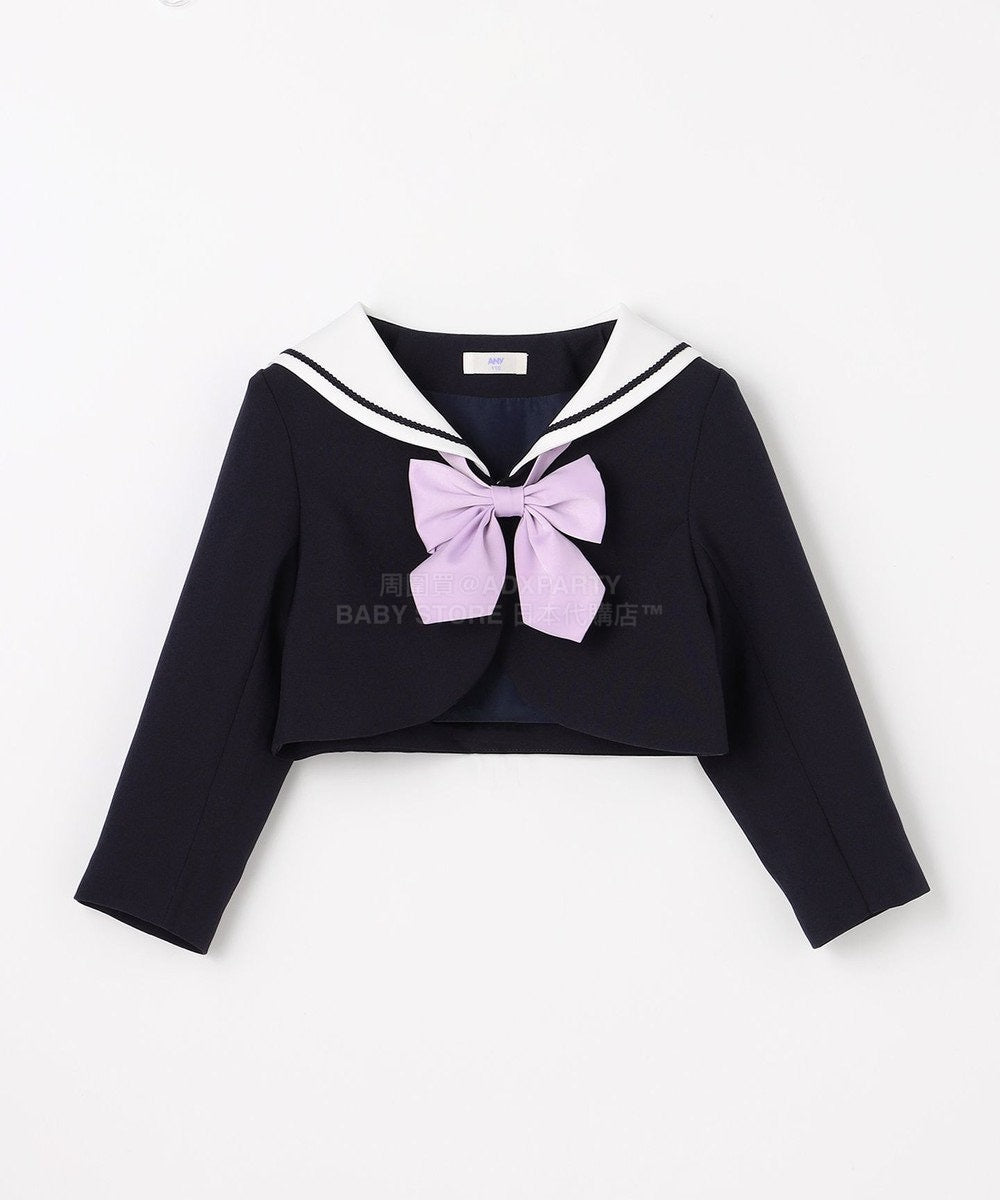 日本童裝 aF#a325 學院風外套+格子連身裙 110-130cm 女童款 冬季 OUTERWEAR  DRESSES 面試/宴會/表演