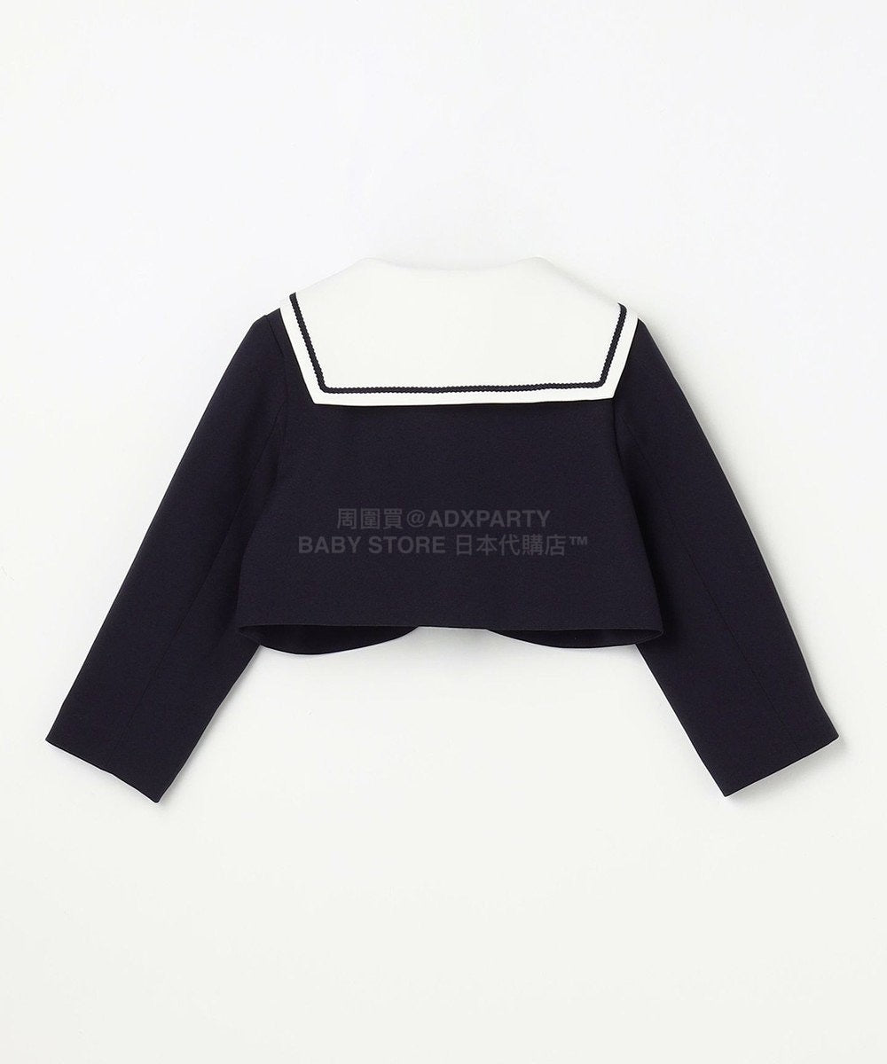 日本童裝 aF#a325 學院風外套+格子連身裙 110-130cm 女童款 冬季 OUTERWEAR  DRESSES 面試/宴會/表演